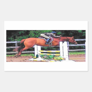 Jumping Horse Sticker