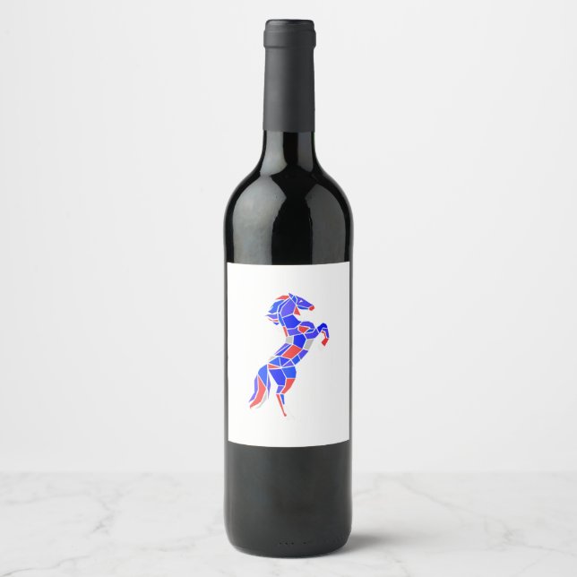 Jumping Horse Wine Label (Front)