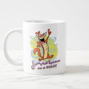 Jumping Igauna on a Stick!™ Large Coffee Mug