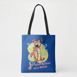 Jumping Igauna on a Stick!™ Tote Bag