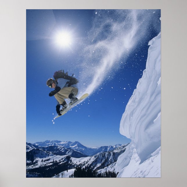 Jumping into Snake Creek Canyon from Clayton 3 Poster (Front)