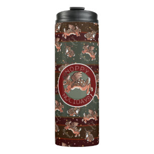 Jumping Jackalope Hoppy Holidays  Thermal Tumbler