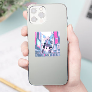 Jumping JK Seal Sushi Musume Seal GenerativeAI