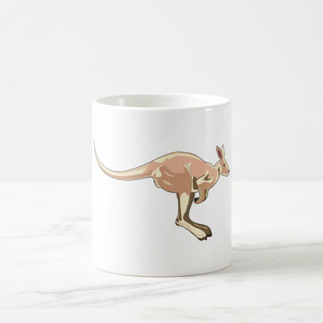 Jumping Kangaroo Coffee Mug (Center)