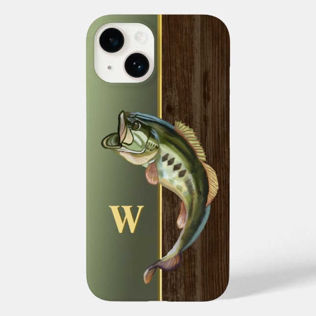Jumping Large Mouth Bass Case-Mate iPhone Case (Back)