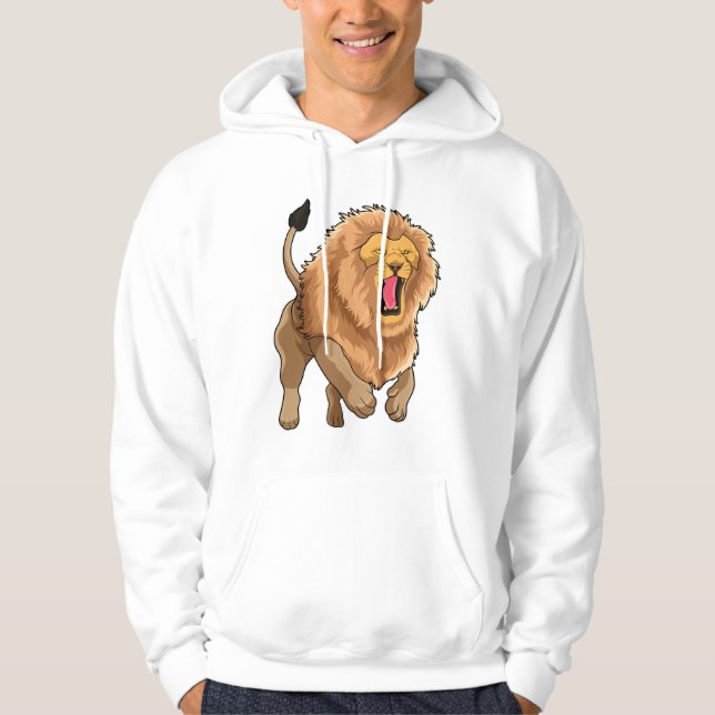Jumping Lion Hoodie (Front)