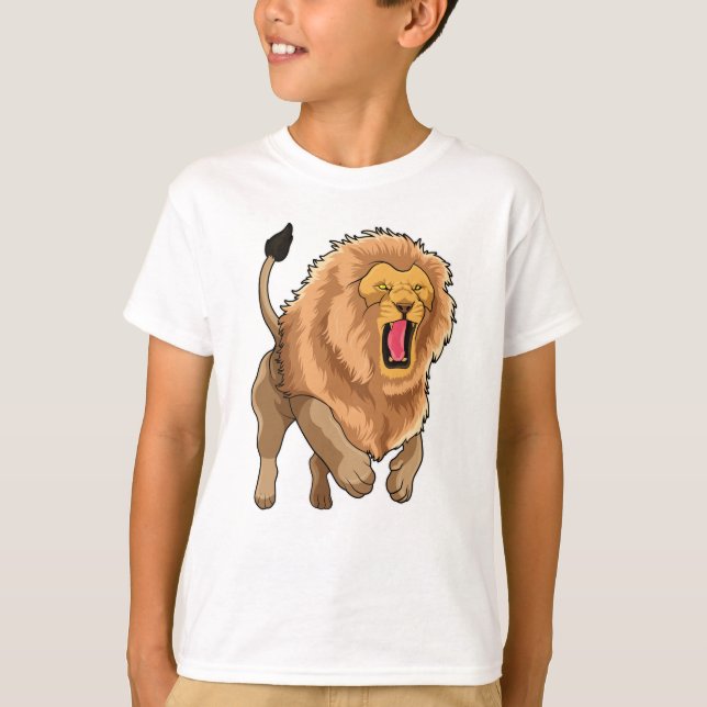 Jumping Lion T-Shirt (Front)