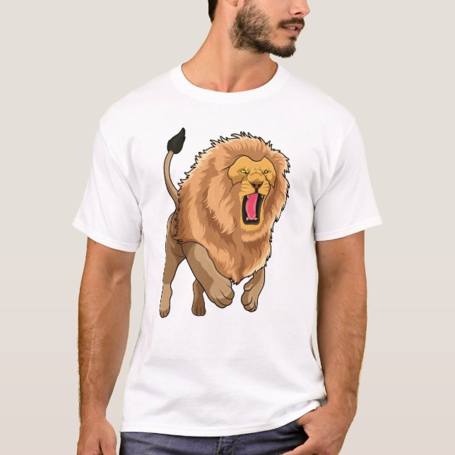 Jumping Lion T-Shirt (Front)
