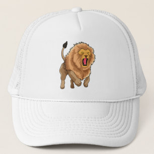 Jumping Lion Trucker Hat