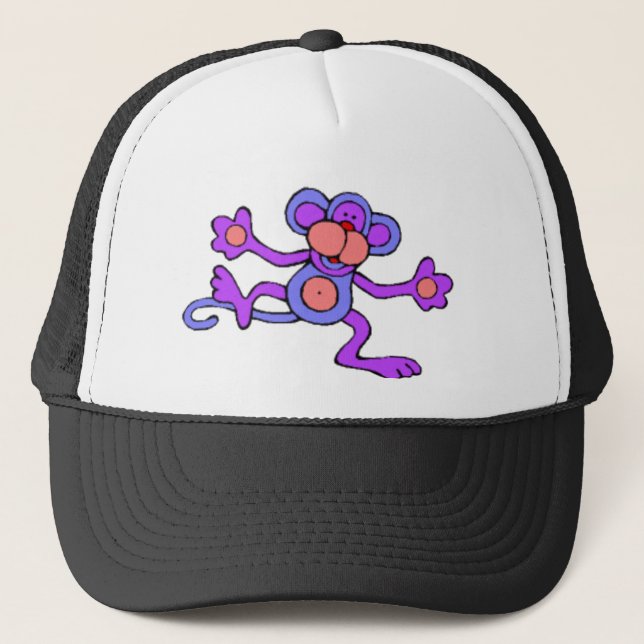Jumping Monkey Trucker Hat (Front)