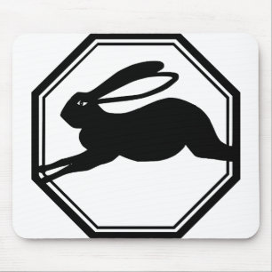 Jumping Rabbit Mouse Mat