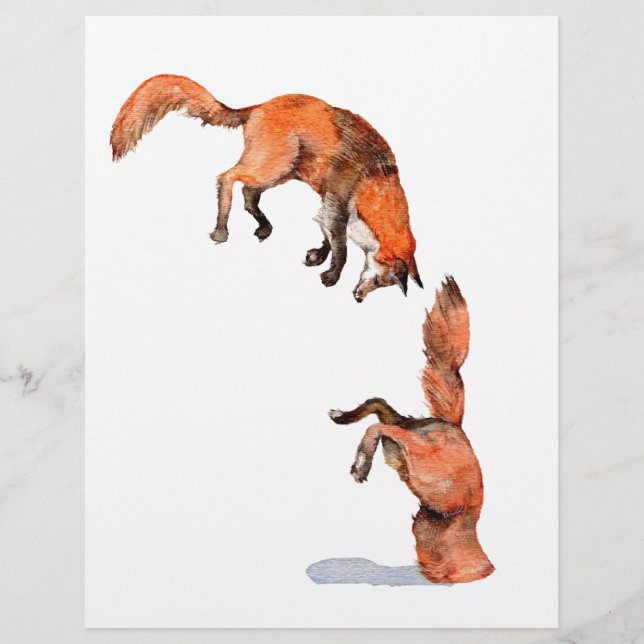 Jumping Red Fox (Front)