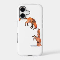 Jumping Red Fox
