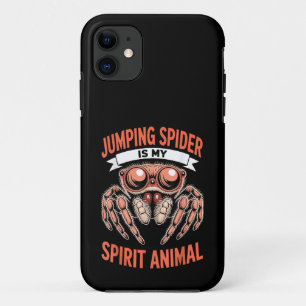 Jumping Spider Art for Men Women Kids, Cute  Gift iPhone 11 Case