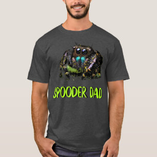 Jumping Spider Dad, Spooder Dad, Fathers Day Mens  T-Shirt