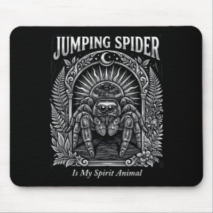 Jumping Spider Is Spirit Animal Arachnid Mystical Mouse Mat