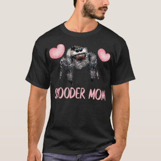 Jumping Spider Pink Spooder Mum Mothers Day Cute P T-Shirt