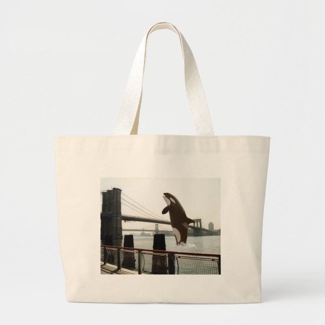 Jumping the Brooklyn Bridge Bag (Front)