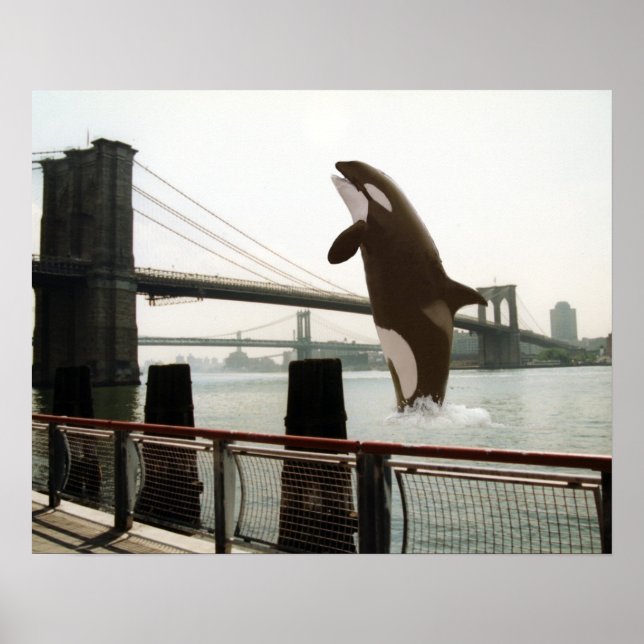 Jumping the Brooklyn Bridge Poster (Front)