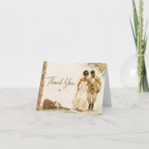 Jumping the Broom Thank You Card