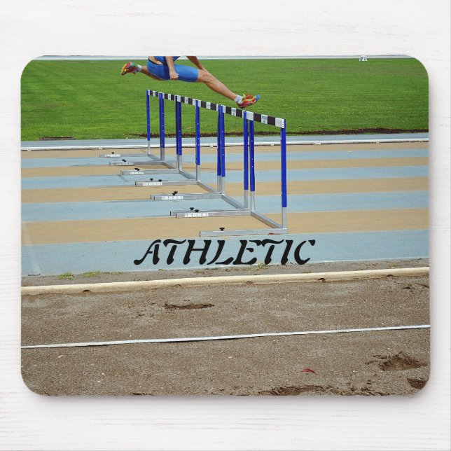 JUMPING THE OBSTACLES MOUSE MAT (Front)