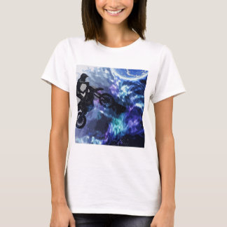 Jumping through Space - Motocross Rider T-Shirt