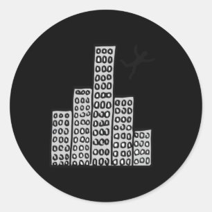Jumping With Joy Classic Round Sticker