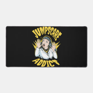 Jumpscare Addict Desk Mat