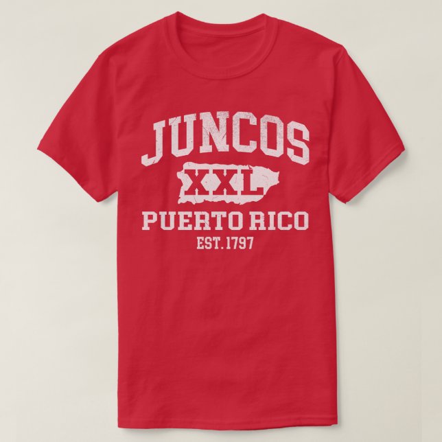 Juncos Puerto Rico XXL Athletic design 1 T-Shirt (Design Front)