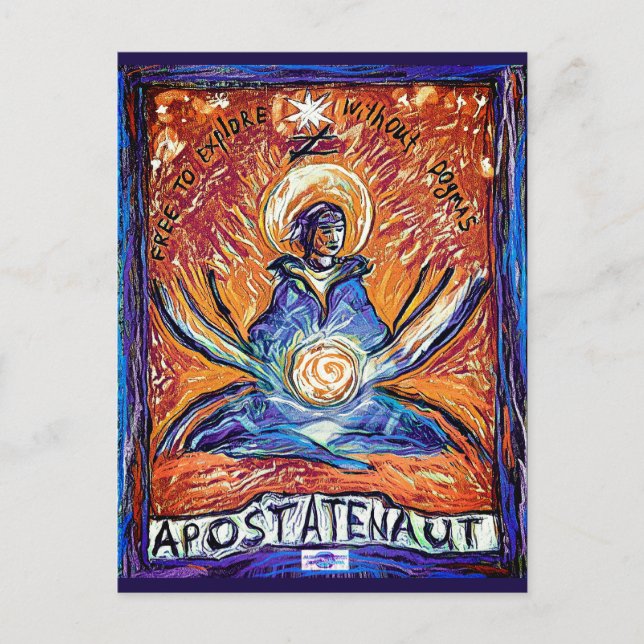 Junction Card No 1 Apostatenaut, to ponder (Front)