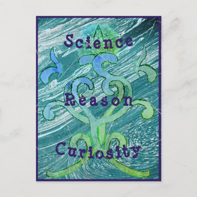 Junction Card No 21: SCIENCE, REASON, CURIOSITY (Front)