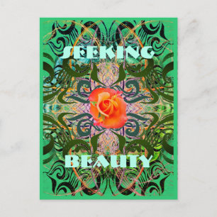Junction Card No 31: Seeking Beauty Orange Rose