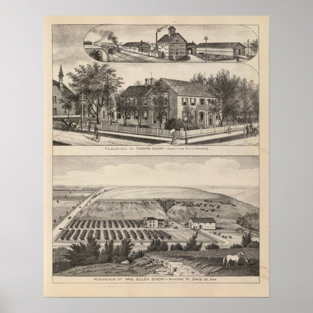 Junction City and Davis County, Kansas Poster (Front)