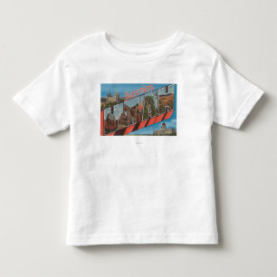 Junction, Utah - Large Letter Scenes Toddler T-Shirt