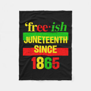 June 1865 Black History African American Freedom  Fleece Blanket