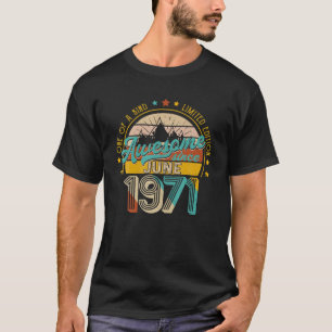 June 1971 50Th Birthday Gift 50 Year Old Men Women T-Shirt