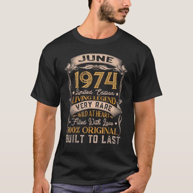 June 1974 Limited Edition T-Shirt (Front)