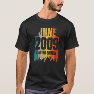 June 2009 13 Years Old Birthday Vintage T-Shirt