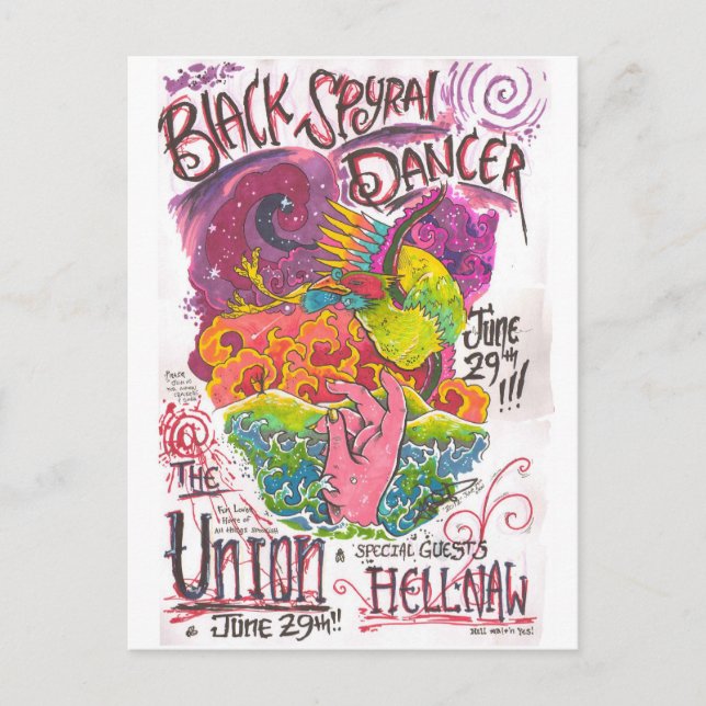 June 29 Show Flyer - Full Colour Postcard (Front)