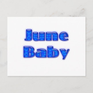 June Baby Postcard