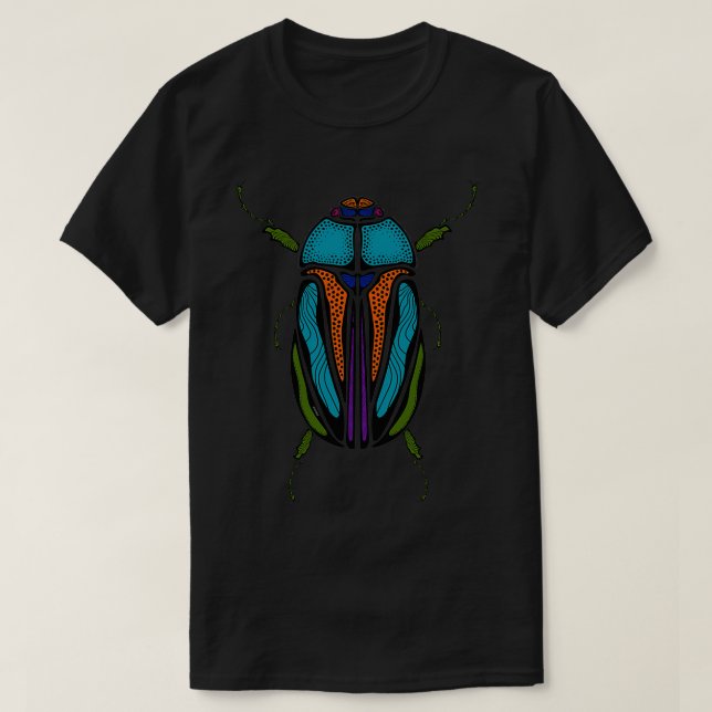 June Beetle Wiinjiig Indigenous WAWEZHI CANADA T-Shirt (Design Front)