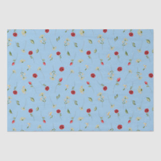 June Birth Month Flowers Rose Honeysuckle Tissue Paper