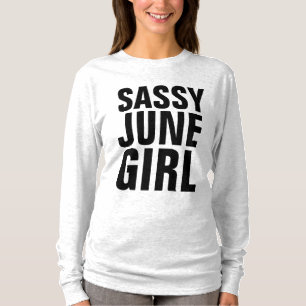 JUNE BIRTHDAY T-shirts, Ladies Girls T-Shirt