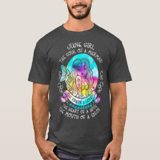 June Girl The Soul Of A Mermaid T-Shirt