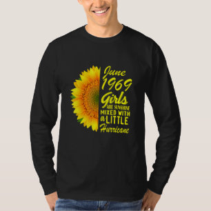 June Girls 1969 Sunflower 53rd Birthday T-Shirt