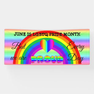 June is LGBT Pride Month Banner