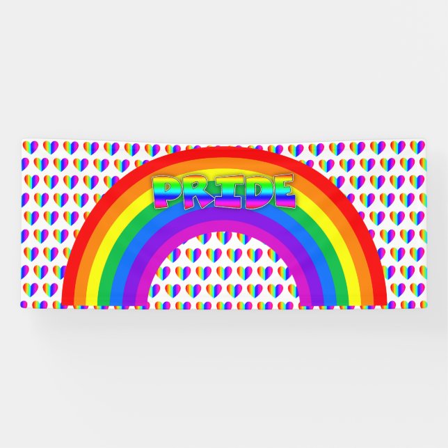 June is LGBT Pride Month Button Banner (Horizontal)