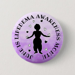 June is Lipedema Awareness Month Button