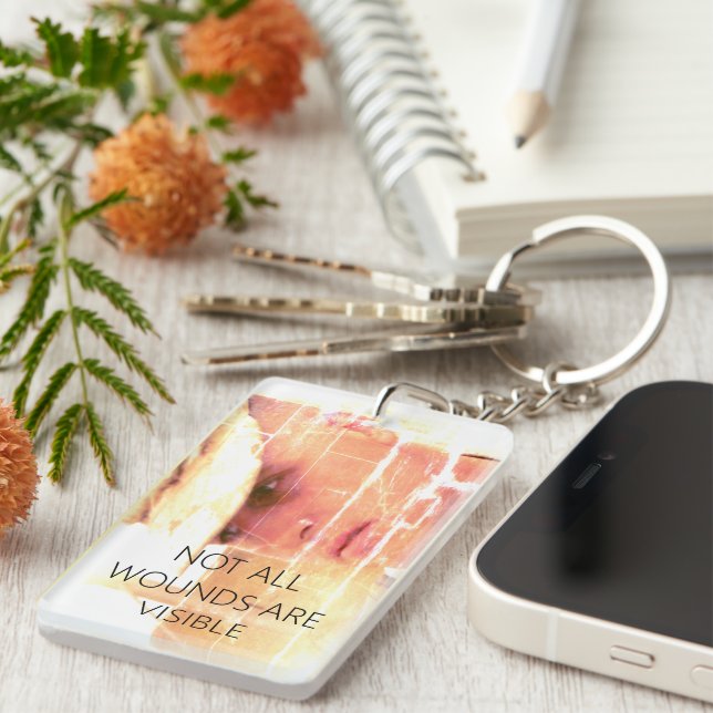 June is PTSD Awareness Month Keychain (Front Right)
