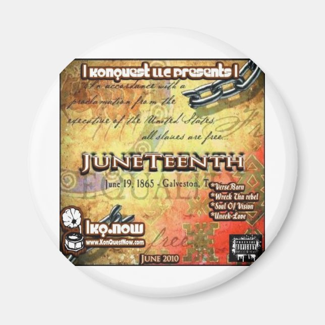 June - JuneTeenth Magnet (Front)